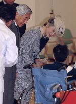 Empress visits hospital